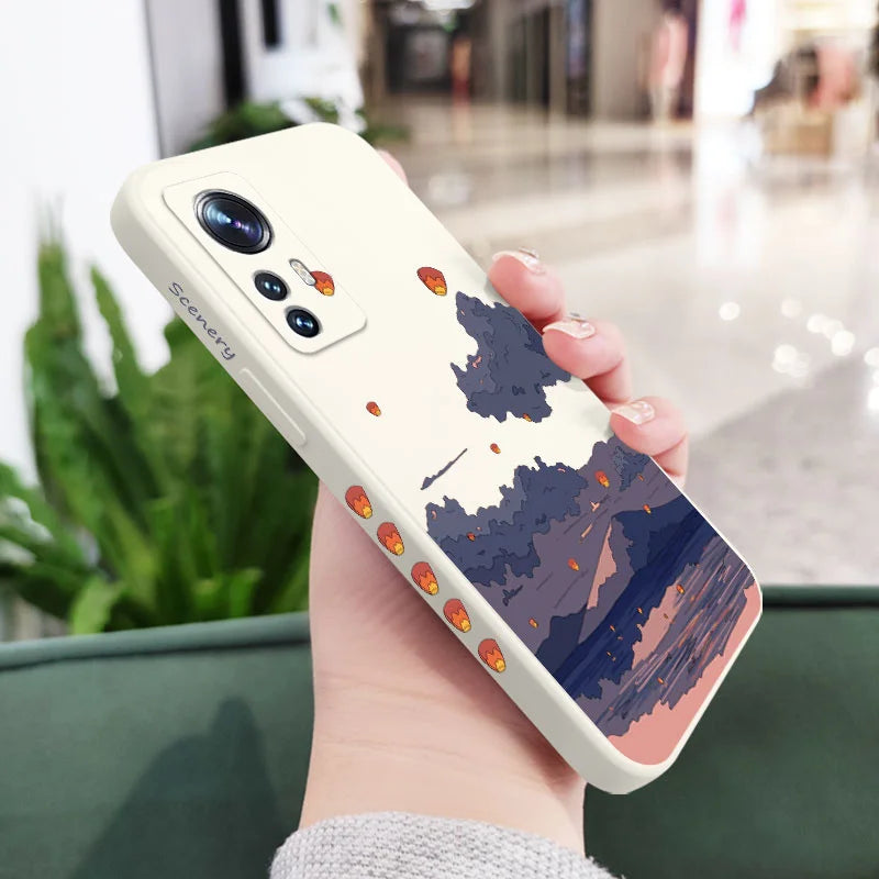 Anime Scenery Phone Case For Xiaomi Mi 14 13 13T 12S 12 11 Ultra 10 12T 11T 10T  Pro Lite Poco F5 F4 X4 M4 F3 X3 Pro 4G 5G GT