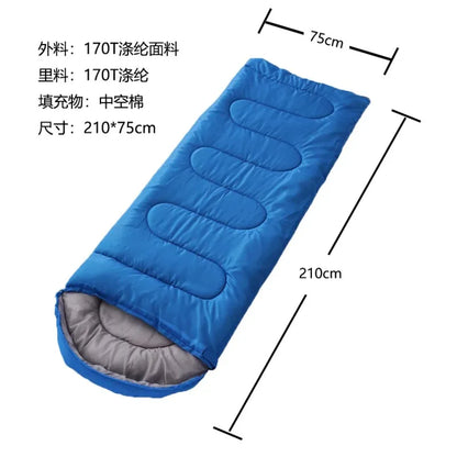 Single Person Emergency Sleeping Bag Adults Thickened Warm Portable Outdoor Camping Equipment Spring Autumn