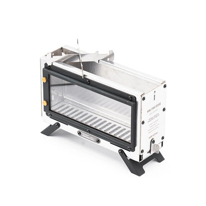 Goout Springhill wood stove Portable Firewood Square Stove Stainless Steel Outdoor Fire Heater Stove Picnic Hiking Camping