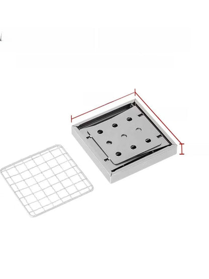 Portable Folding Stainless Steel Pocket Stove Indoor Outdoor Camping Travel BBQ Grill Tea Cooking Lightweight Compact Design