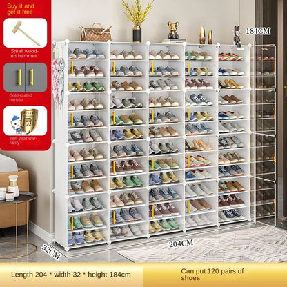 Modern Home Hallway Furniture Shoe Rack Cabinet For Living Room Storage Organizer Shelf Shoes Women's Sandals Cupboard Shoerack