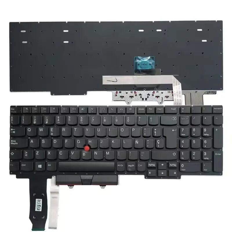 New Latin/Spanish Keyboard For Lenovo Thinkpad E15 Gen 2 3 4 (Type 20T8 20T9 20TD 20TE) Laptop LA/SP Layout With Backlight