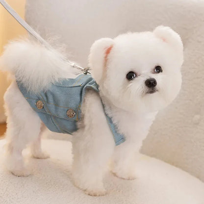 Dog Clothing Suit Puppy Summer Clothes Costume for Dogs Small Overalls Dresses Pets Chihuahua Apparel Jumpsuits Supplies Pet
