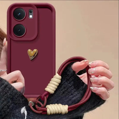 Strap Cord Necklace Lanyard Case For Xiaomi Mi 9 10 11 12 13 Lite 14 15 Ultra 11i 11X 12X Mi 9T 11T 12T 13T 14T Pro Cover