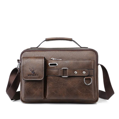 Suitcase Bag Men Leather Women's Briefcase Bag Men's Executive Briefcase in Legitimate Leather Designer Luxury Bags Handbag