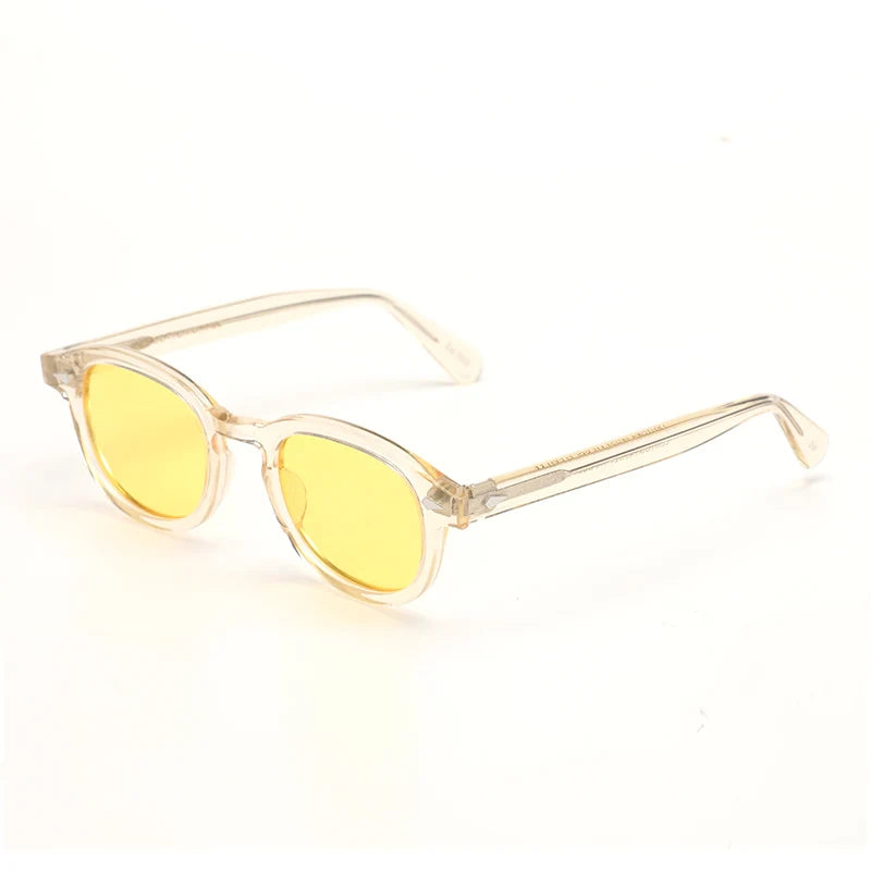 Lemtosh Sunglasses Man Johnny Depp Polarized Sun Glasses Woman Luxury Brand Vintage Acetate Frame Driver's Shade