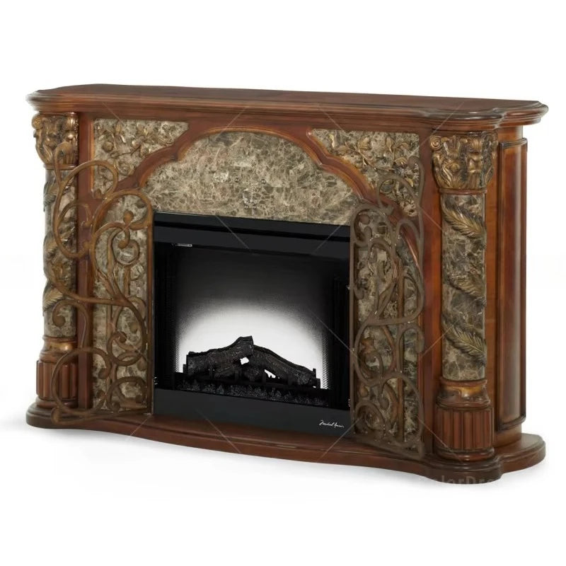 Living room furniture handmade solid wood carving frame antique decoration