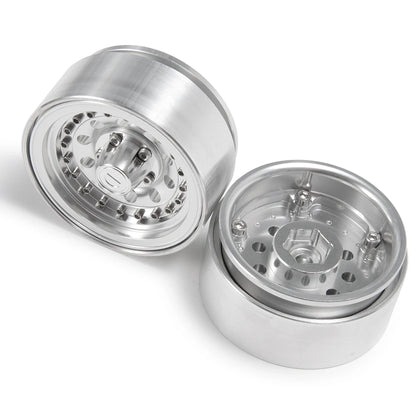 AXSPEED Aluminum Alloy 1.9 inch Beadlock Wheel Rims Hubs 27mm for TRX-4 D90 Axial SCX10 CC01 1/10 RC Crawler Car Truck Parts
