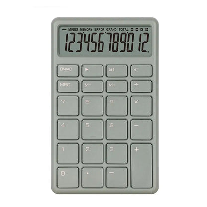 Student Calculator Simple Design 12 Digits Basic Calculator High Sensitivity Button Portable Calculator Student Stationery