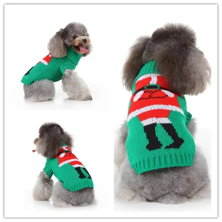 Dog Sweater, Pet Hoodie, Skull Coat, Pet Clothing, Elk Christmas Puppy Dog Clothes, Autumn Pet Clothes