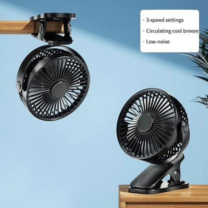 Portable Mini Hand Clip Fan USB Charging Quiet Desktop Electric Fan High Quality Student Dormitory Small Cooling Ventilador Fans
