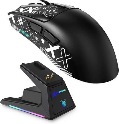 ATTACK SHARK X1 Superlight Wireless Gaming Mouse RGB Magnetic Charging Dock PAW3395PRO Sensor 40000DPI  Wireless Gaming Mouse