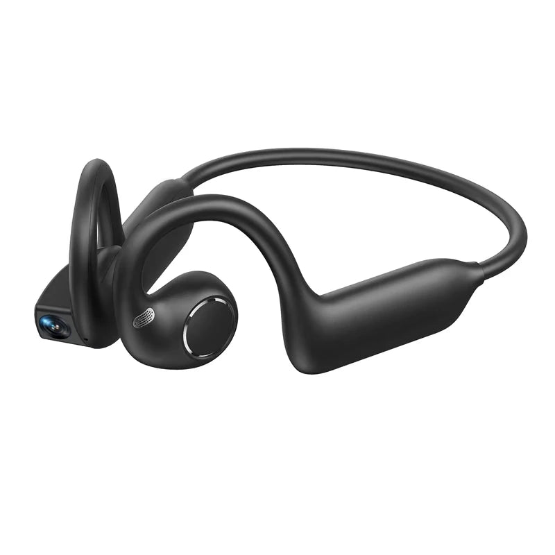 Lenovo 4K Smart Headphones 8MP Camera Translation Chat WIFI Video Recording Bluetooth 5.4 Sports Earphones for Sports Cycling