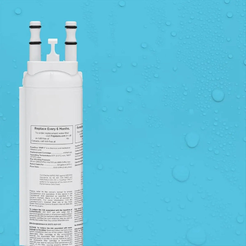 For Frigidaire FPPWFU01 PurePour PWF-1 Water Filter PWF-1 Refrigerator Filter