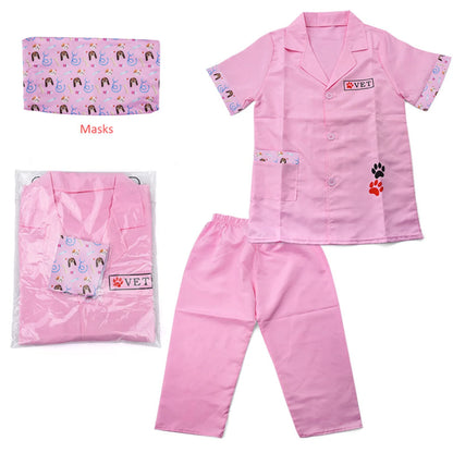 Children's Pet Doctor Role-Play Veterinary Clothing Family Dress Up Toys
