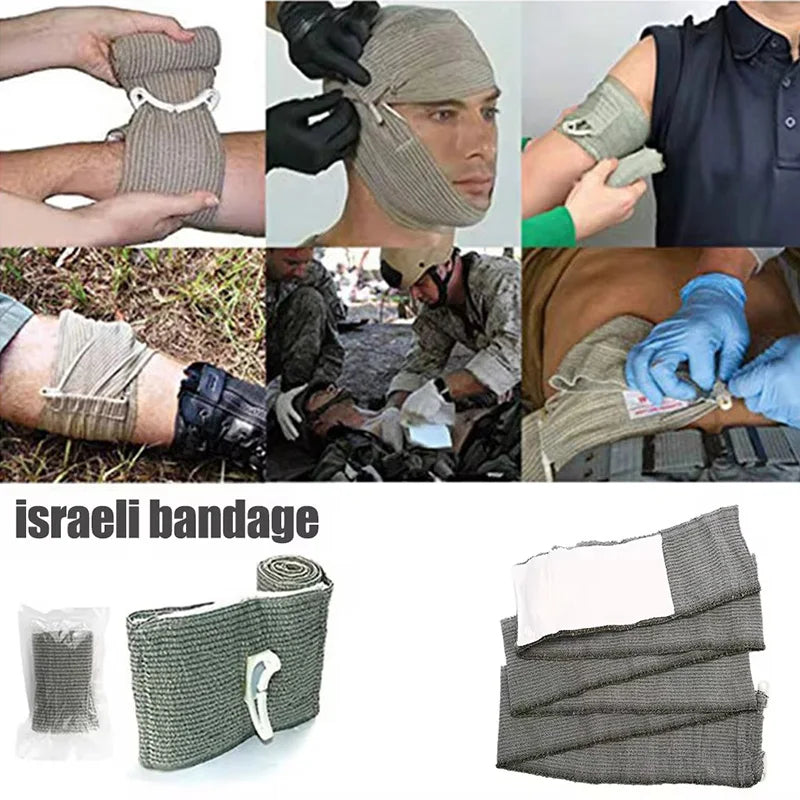 17 Piece First Aid Kit IFAK Emergency Tourniquet Chest Seal Survival Gear and Equipment Belt Molle Car Travel Hiking