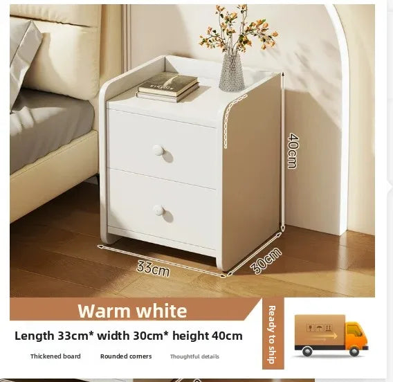 Room Household Home Modern Minimalist Bedside Table Nightstand Small Bedroom Storage Drawer Compact Bedside Cabinet Furniture