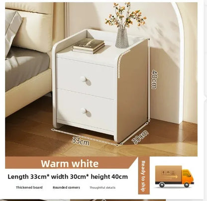 Room Household Home Modern Minimalist Bedside Table Nightstand Small Bedroom Storage Drawer Compact Bedside Cabinet Furniture