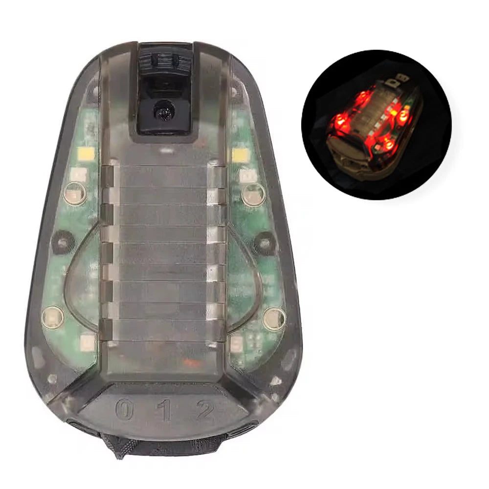 Tactical Helmet Light Green Red Strobe Waterproof Outdoor Survival Safety Signal Flash Lamp Hunting Militar Airsoft LED Lights