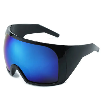 Oversized Sunglasses Men Wrap Anti Wind Personal Large Shades Futuristic Fashion Future Shield Uv400 Cycling Motorcycle