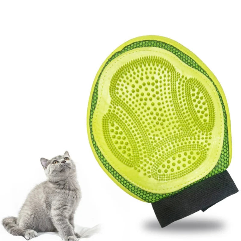 Pet Grooming Massage Gloves for Cats And Dogs Silicone Dog Bath Cleaning Brush Soft Grooming Tools for Animal Care