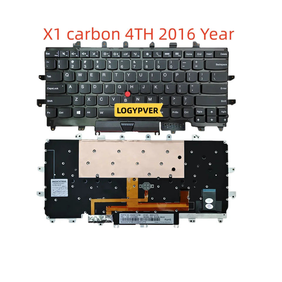 Laptop Keyboard For Lenovo Thinkpad X1 Carbon X1C 3RD 2ND 3TH 4TH 5TH 6TH 7TH 8TH 2013 2014 2015 2016 2017 2018 2019 2020 Year
