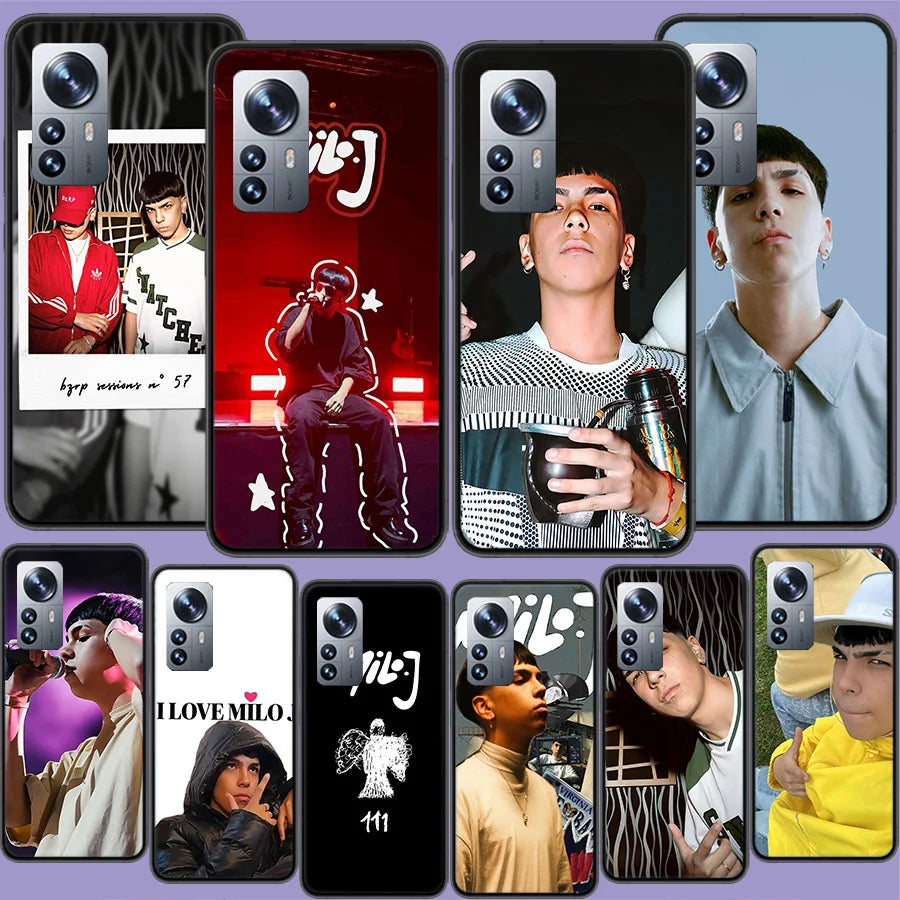 Singer M-Milo J Phone Case For Xiaomi Mi 14 14T 15 15T Poco F7 Ultra M8 M7 M6 M4 M3 X7 X6 X4 Pro M5S 12T 10T Pro 12S 12 11 Lite