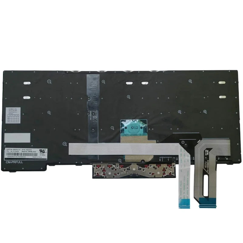 Laptop US Keyboard for Lenovo ThinkPad L380 L390 E490 E495 T490 L490 E480 E485 L480 T480s R480 R490 (No Backlight)
