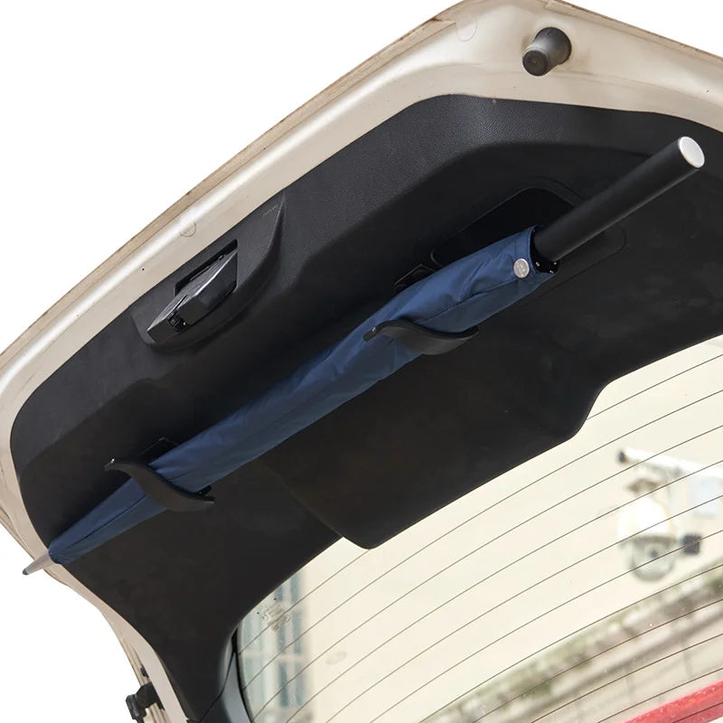 2Pcs Universal Car Umbrella Storage Organizer Holders Multi-Purpose Trunk Mount Seat Back Hooks Auto Accessories