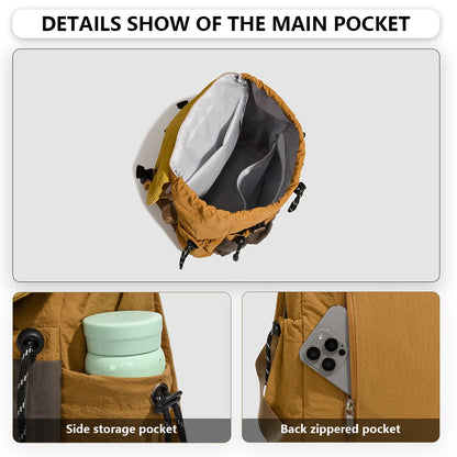 Backpack Is Lightweight, Simple, Versatile, Large-Capacity, Computer Travel Backpack, Junior High School Student, High School Student, College Student School Bag, Girl