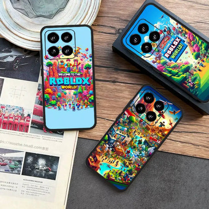 Game-R-rOBLOXE Phone Case For Xiaomi Mi 5X 8 9 10 11 12 Lite Pro 10T PocoX3pro PocoM3 Note 10 Pro Lite