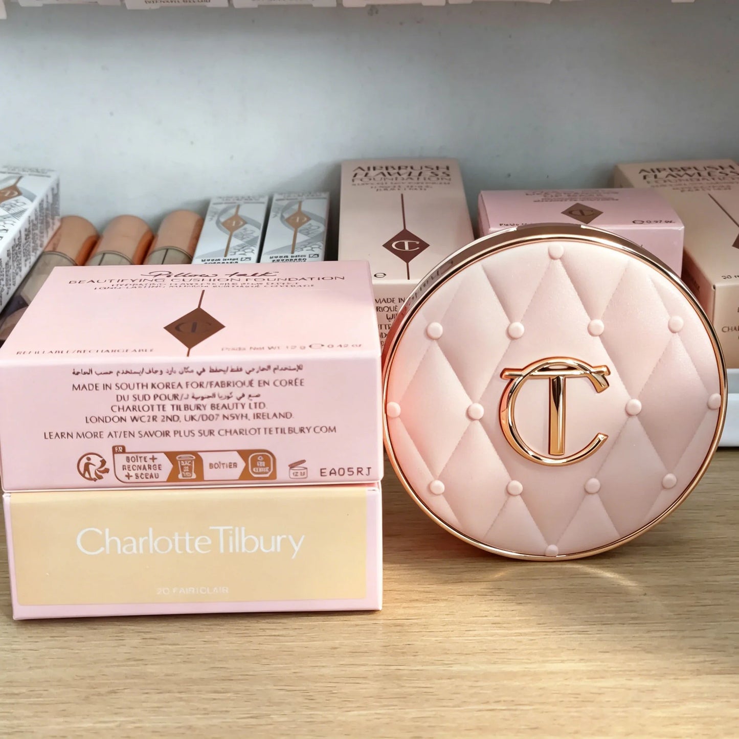 Charlotte Tilbury CT Makeup Set Base Makeup Antioxidant Powder Smooth Fine High Waterproof Skin-nourishing Essence Foundation