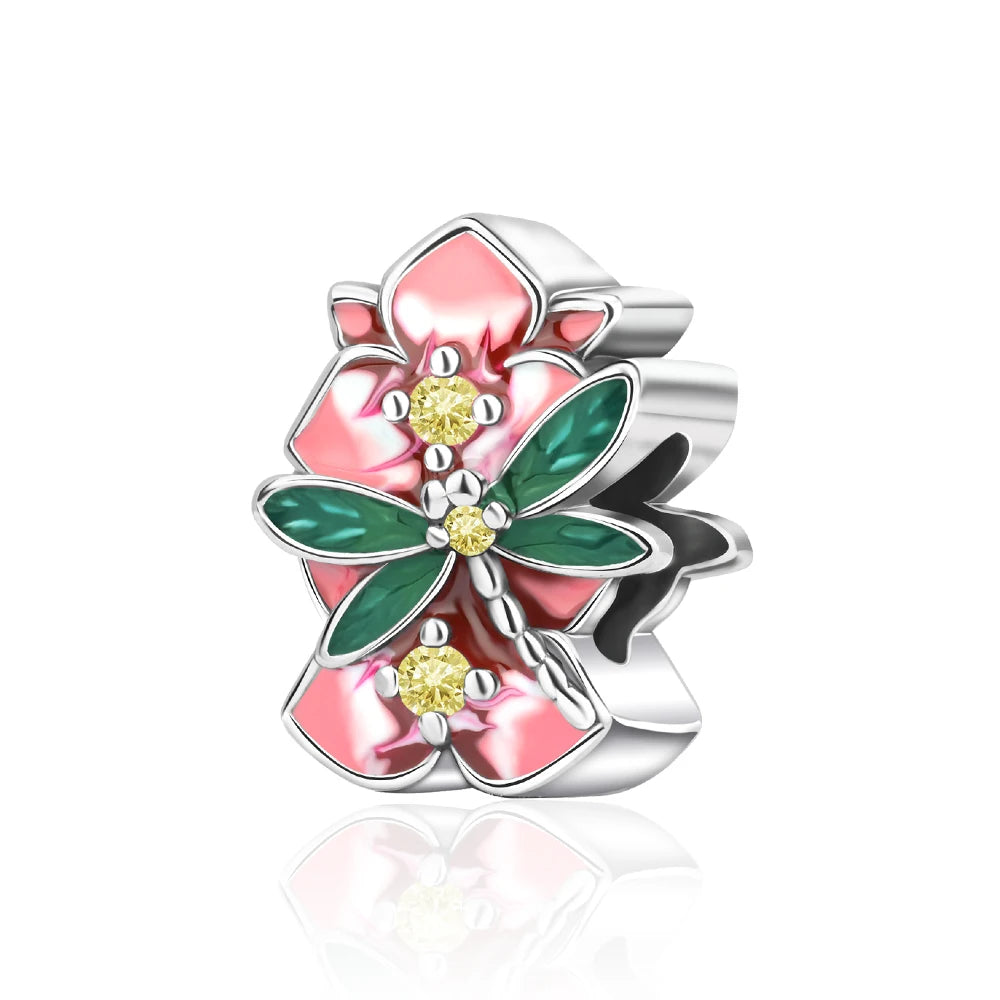 Colorful 925 Sterling Silver Mushroom Rabbit Beads & Toucan Dangle Charm Fits Bracelet Boutique Beautiful Pendant Gifts