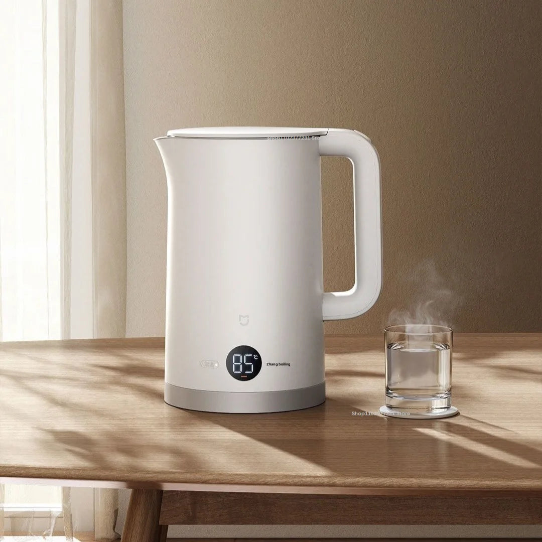 New Mijia Constant Temperature Electric Kettle 3 Home Automatic Power Off 316L Stainless Steel 1800w Fast Heating 1.7L