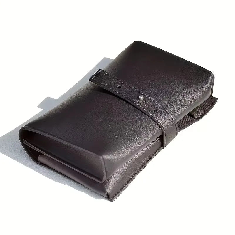 Electronics Travel Organizer Case with Multiple Compartments - Portable Tech Accessories Storage for Chargers, Cables, Earphones