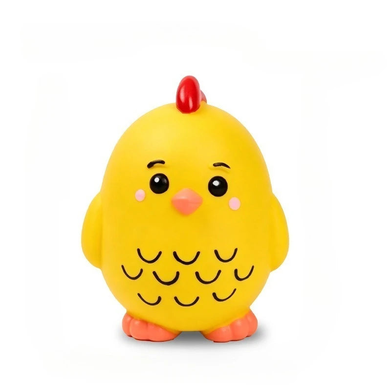 Pet Interactive Toy for Dog Cat Rubber Little Yellow Duck, Penguin Toy for Dogs Latex Squeak Squeaker Chew Training Pet Products