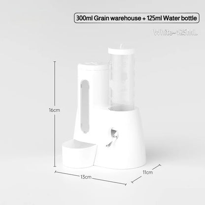 80-425ml Hamster Water Bottle with Stand Leak-Proof Dechatable Automatic Dispenser Small Pet Supplies for Guinea Pigs Rabbit Use