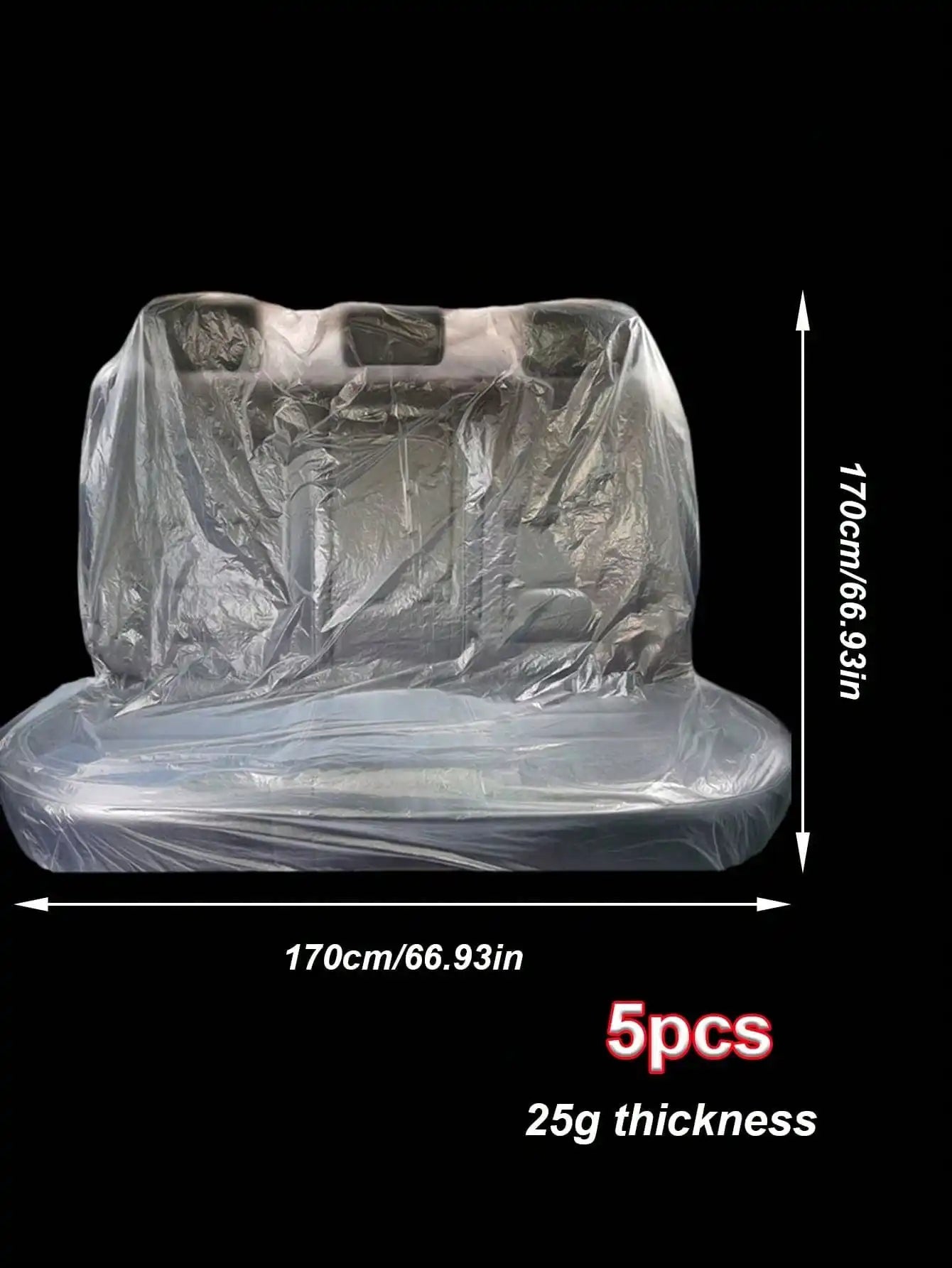 100Pcs Disposable Car Seat Covers — a "convenient shield" for multi-scenario protection, preventing car seats from stains.