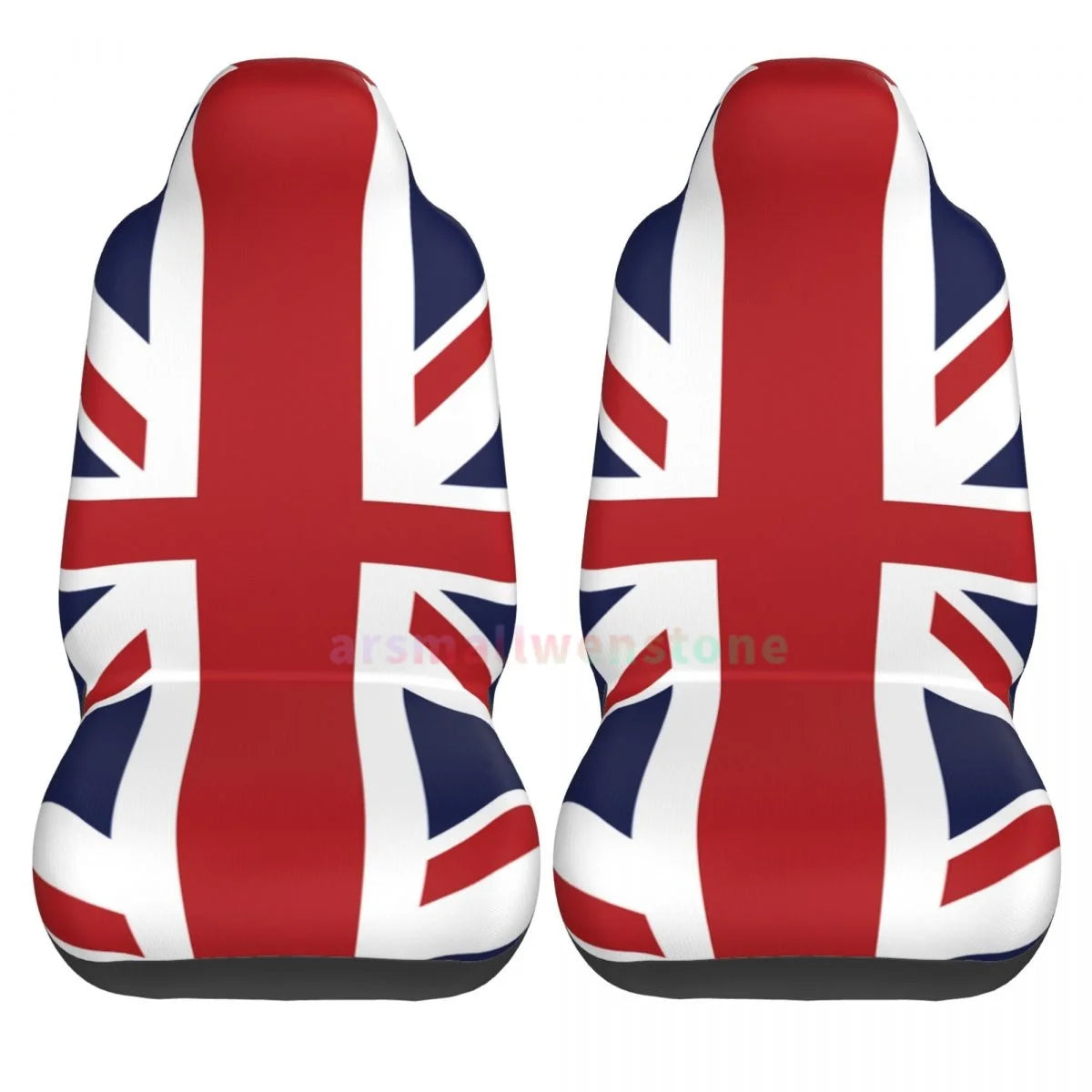 United Kingdom Flag Car Seat Cover 2PCS Front Car Seat Cover Seat Anti Fouling Protective Cover Cute Car Accessories