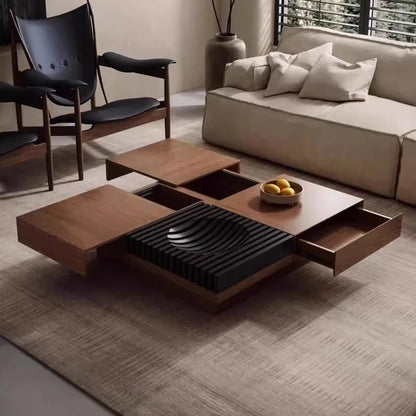 European Modern Coffee Table Simple Beauty Unique Trendy Coffee Table With Storage Organizer Drawer Table De Salon Furniture