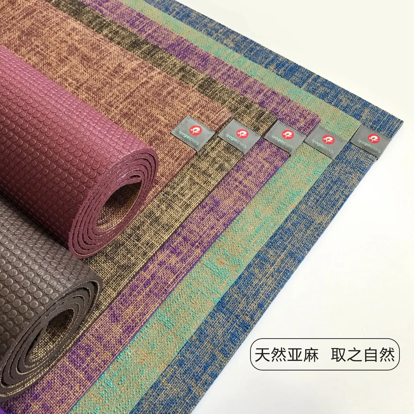 Natural jute yoga mat Eco-friendly natural jute yoga mat