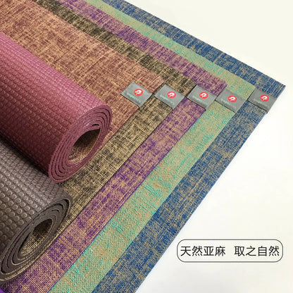 Natural jute yoga mat Eco-friendly natural jute yoga mat