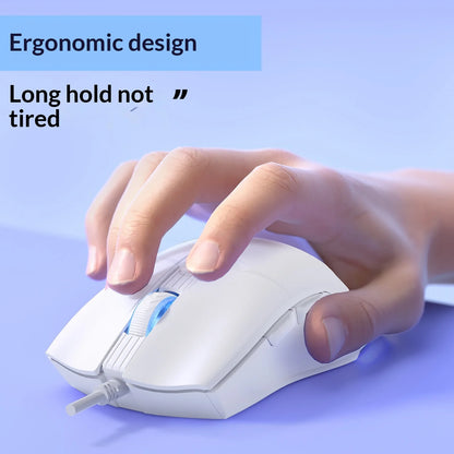 Gaming Mouse S32 Wired Ergonomic Design Rgb Backlit Universal For Laptop Desktop Pc Office Computer Peripheral