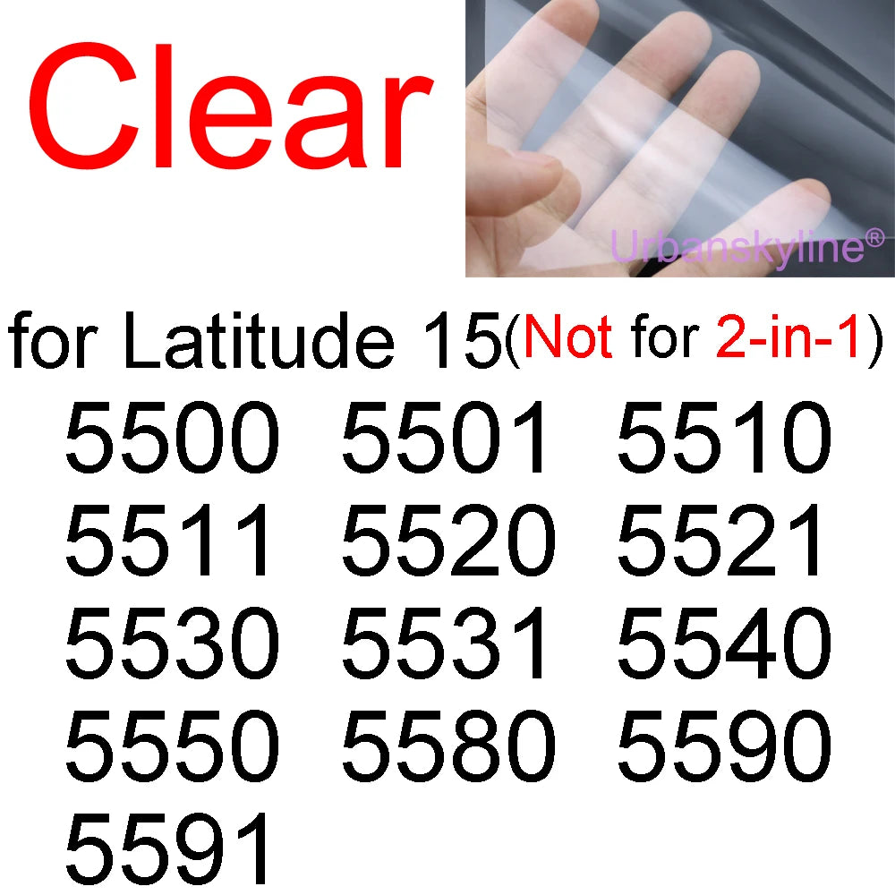 Screen Protector for Dell Latitude 13 5350 5340 5330 5320 3340 3330 3320 7350 7340 7320 7300 HD Guard Protector Skin Case Film