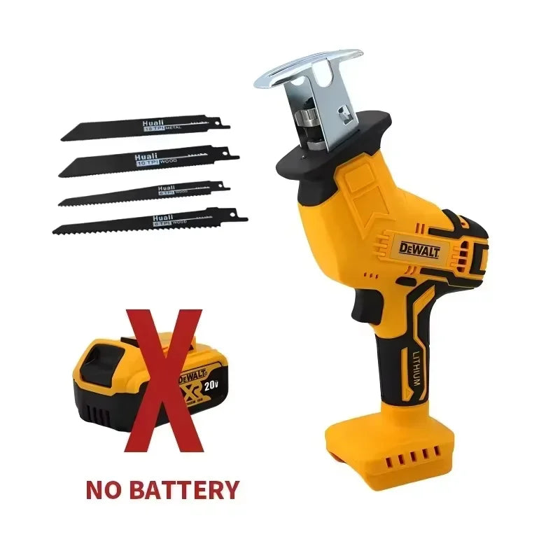 Dewalt 20V Brushless Reciprocating Saw: Multifunctional Electric Sabre Saw with Powerful Motor for Metal, Wood & Pipe Cutting