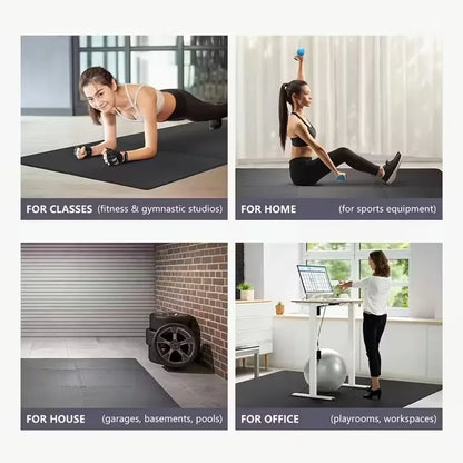 60x60cm 9 Pcs Interlocking Yoga Mat Home Gym and Yoga Equipment Protective Mat EVA Foam Non Slip Flooring Indoor Fitness