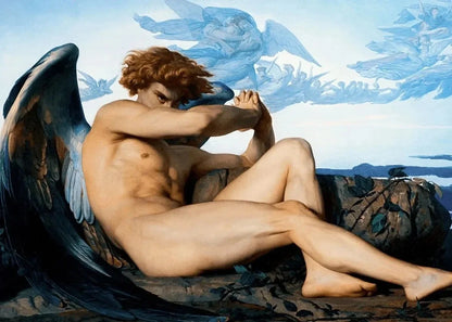 Canvas Painting Posters Prints Wall Art Pictures The Creation of Adam By Michelangelo Fallen Angel Living Room Decor