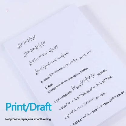 100pcs/lot A4 White Printer Paper Office Suppliesdraft Multi-purpose Business Printing Information Draft Wood Pulp Copy Papers
