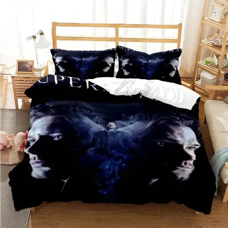 Supernatural 3D Printed Duvet Cover Set Twin Full Queen King Size Bedding Set Bed Linens Comforter Bedding Sets