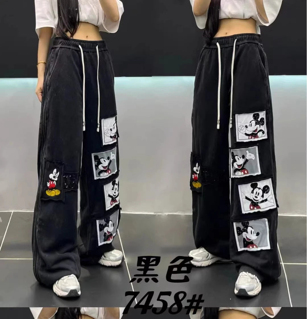 Original Design Sense Long Slacks 2025 Autumn New Fashionable Loose Casual Pants Ladies With Draped Straight Wide-Leg Trousers